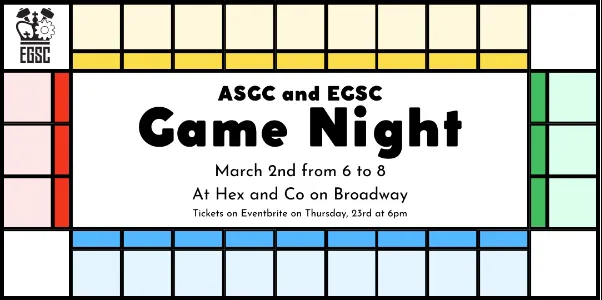 ASGC x EGSC Game Night